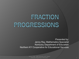 Fractions: Conceptual Understanding for Grades 3-5