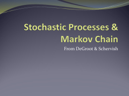 Stochastic Processes & Markov Chain