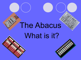 Abacus - Awtrey Middle School