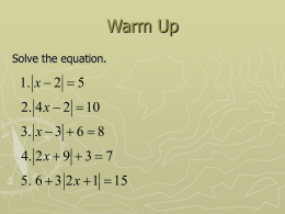 Solving and Graphing Inequalities