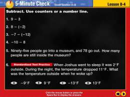 Multiplying Integers