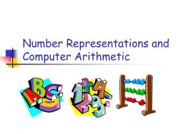 Number Representations
