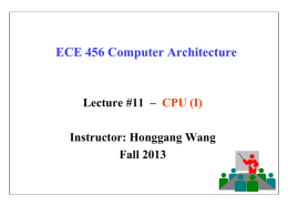 ECE 561 Computer Systems