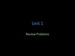 Unit 1