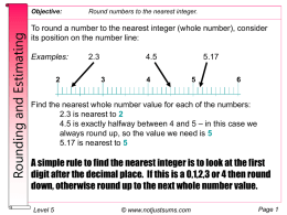 Round numbers to 1 significant figure.