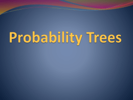 Probability Trees