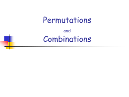Fundamental Counting Principle