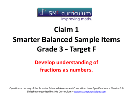 Target F - CCSS Math Activities