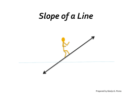 Slope of Line