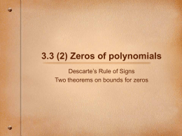 PCH (3.3)(2) Zeros of Polynomial 10