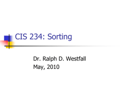 CIS 234: Arithmetic Shortcut Operators
