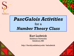 Pascal`s Triangle modulo n