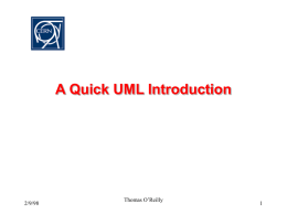 A Quick UML Introduction
