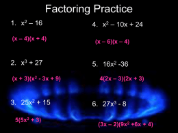 5.2 Graph Simple Rational Functions