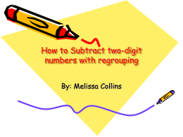 How to Subtract two-digit numbers with regrouping