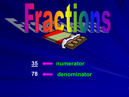 fractions to decimals