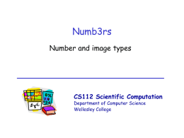 numbers - Computer Science