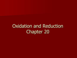 Redox Introduction