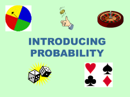 Introducing Probability