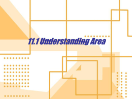 11.1 Understanding Area