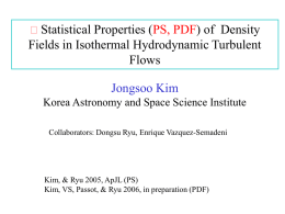 Statistical Properties of Density Fields in Isothermal
