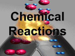 Unit 2: Chemical Reactions