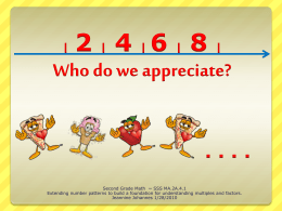 2,4,6,8… Who do we appreciate?