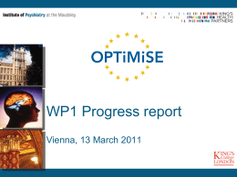 presentation WP1 Vienna March 2011