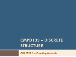CSNB143 – Discrete Structure