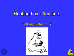 15 Floating Point