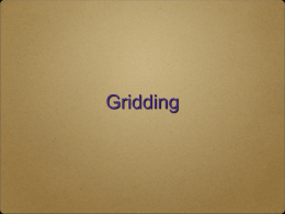 Intro. to gridding PowerPoint