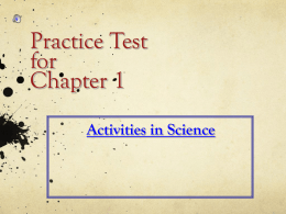 Chapter 1 & 2 Naming Pract test