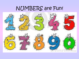 NUMBERS are Fun!