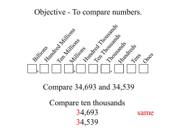 Compare Numbers