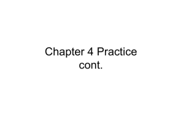 Chapter 4 Practice (cont.)