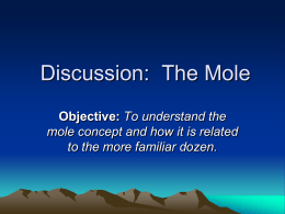 Discussion: The Mole