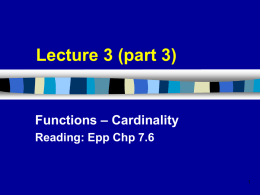 CS1231 - Lecture 09