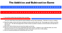 the addition and subtraction game