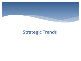 Strategic trends