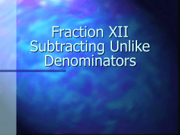 Fraction XII