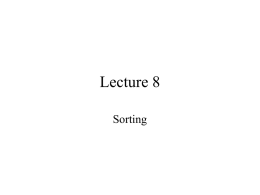 Ninth Lecture