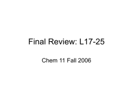 Final Review: L17-25