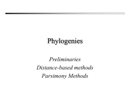 Phylogenetic trees