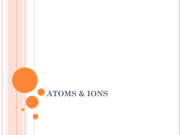 Atoms & Ions_RHo 2011