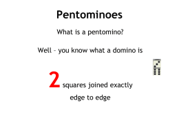 Pentominoes - Bedfordmathsacademy