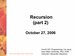 30_Recursion_part2 - Iowa State University