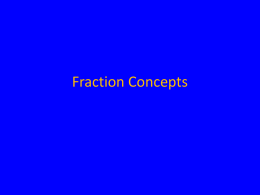 Fraction Concepts