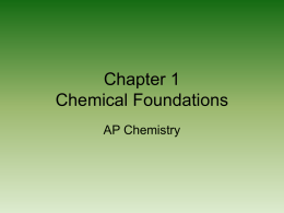 AP Chem Chapter 1 - hermansenssciencespace