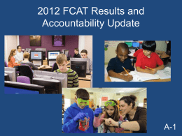 June FCAT and Accountability Board Meeting Presentation