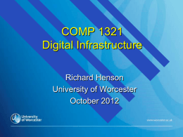 2. 1. - University Of Worcester